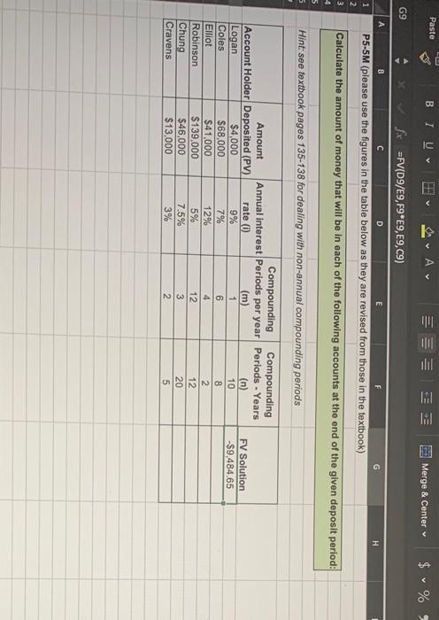 Hello I need help knowing the exact inputs in the fv forulma