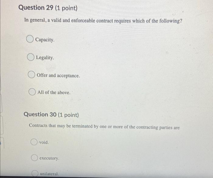 happen before the parties to a contract have an obligation to perform