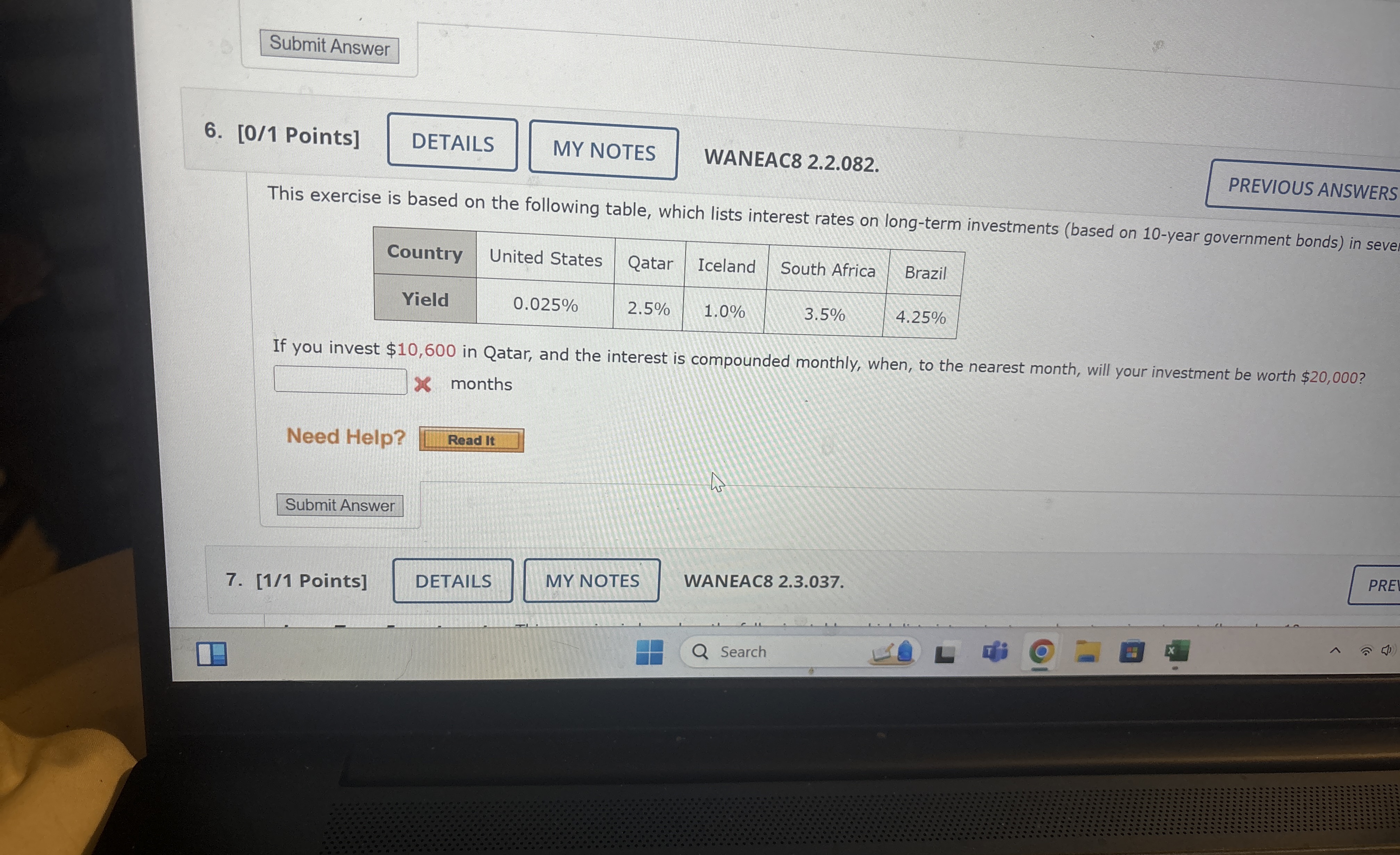 [0/1 Points] WANEAC82.2.082. PREVIOUS ANSWERS This exercise is based on the