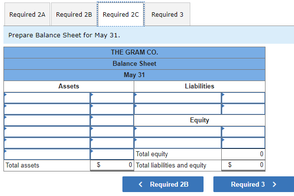 GRAM CO. Income Statement For Month Ended May 31 Revenues Consulting services