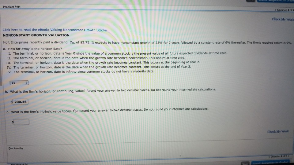 first two answers are correct, I just need the work show