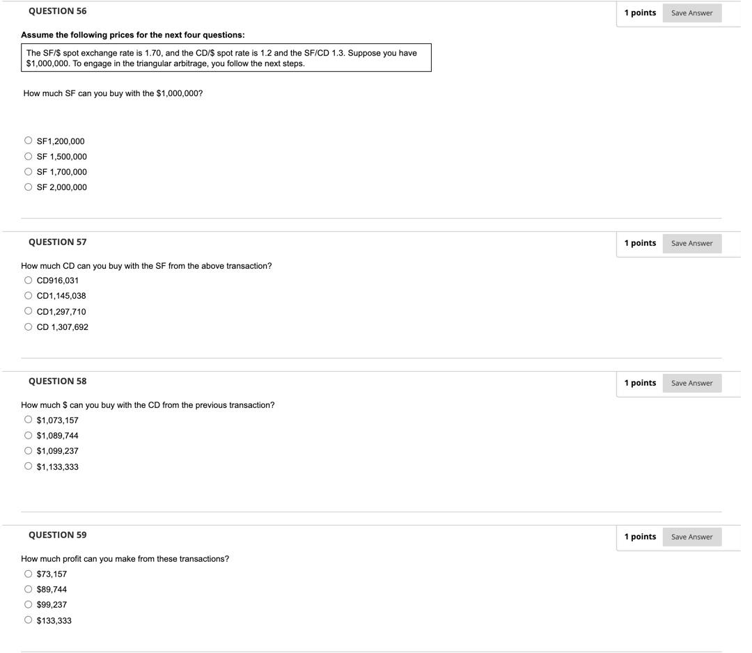 This is one question with four parts, please answer it in its