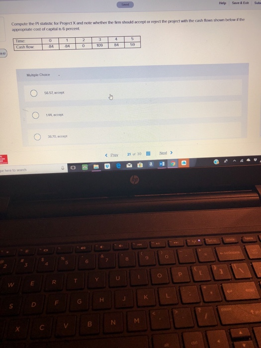  compute the pi statistic for project x 