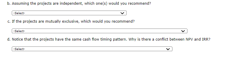 this year's capital budget. After-tax cash flows, including depreciation, are as follows:
