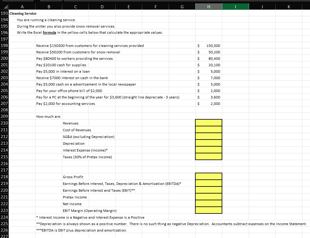  194 196 199 204 B C D E F G H