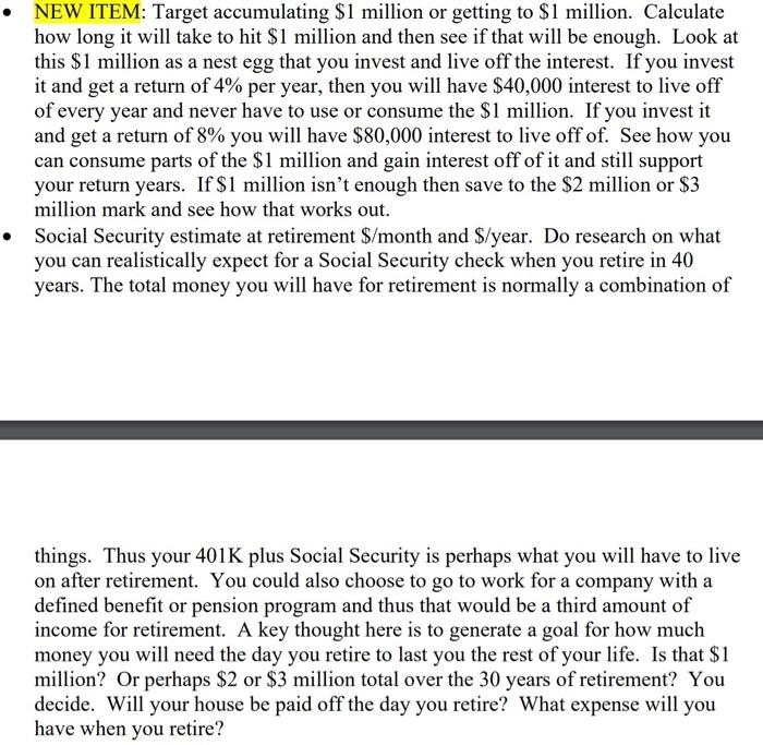 on day one of your career so you can control your eventual