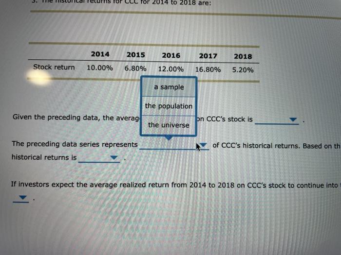 returns is often used to estimate future results. Analysts across companies use
