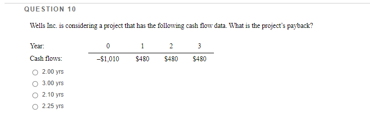 the following cash flow and WACC data. What is the project's MIRR?