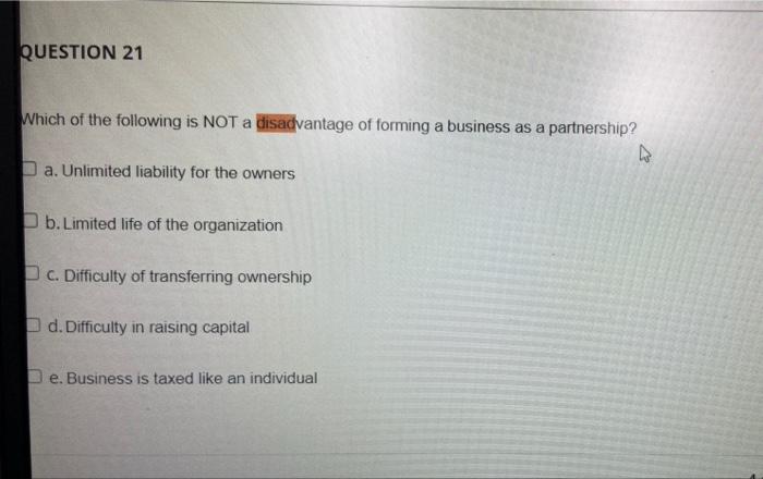 each question ; Question 3 is NOT ; For an investor in