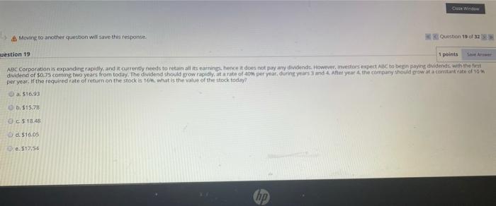  Cuss Window A Moving to another question will save the response