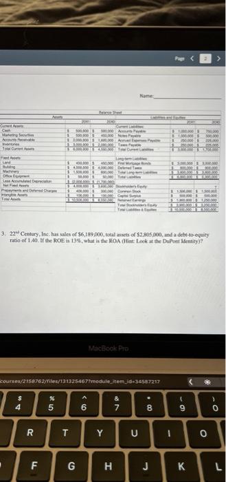 Balance Sheet and Income Statement for Tradewinds, Inc. Additional facts are that