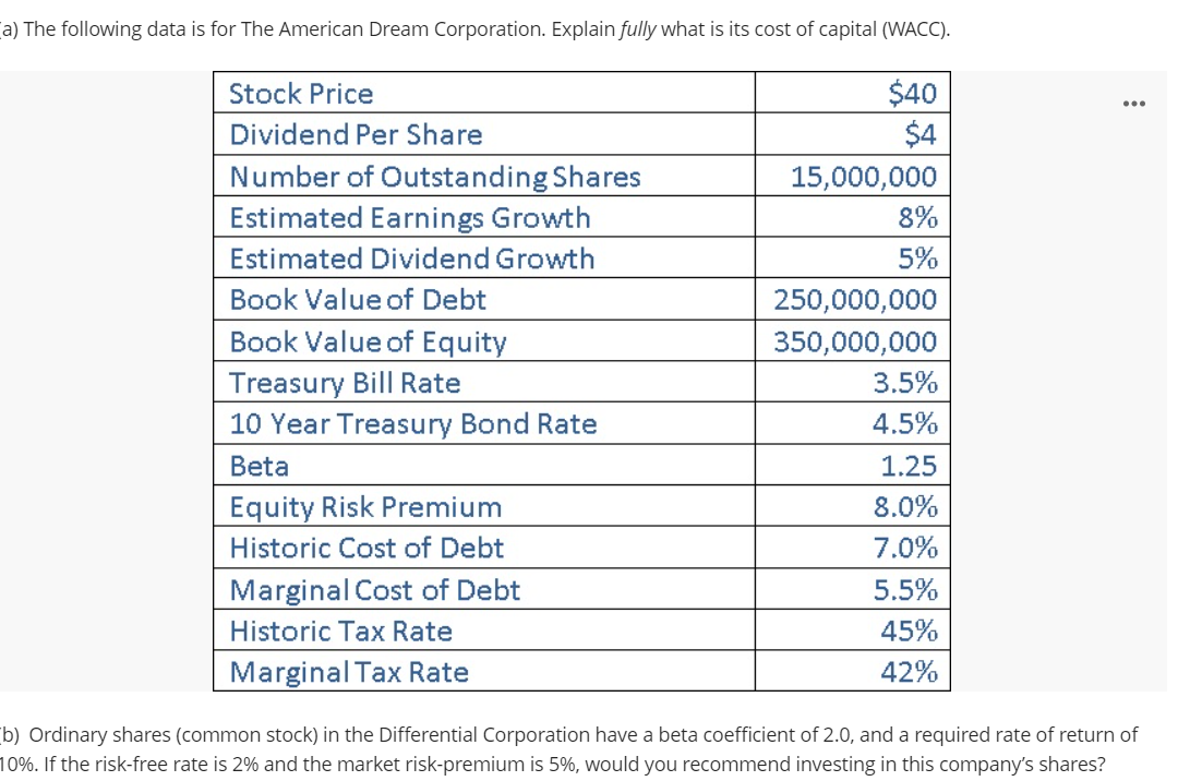 Here is Question 2 with a better image quality : a) The