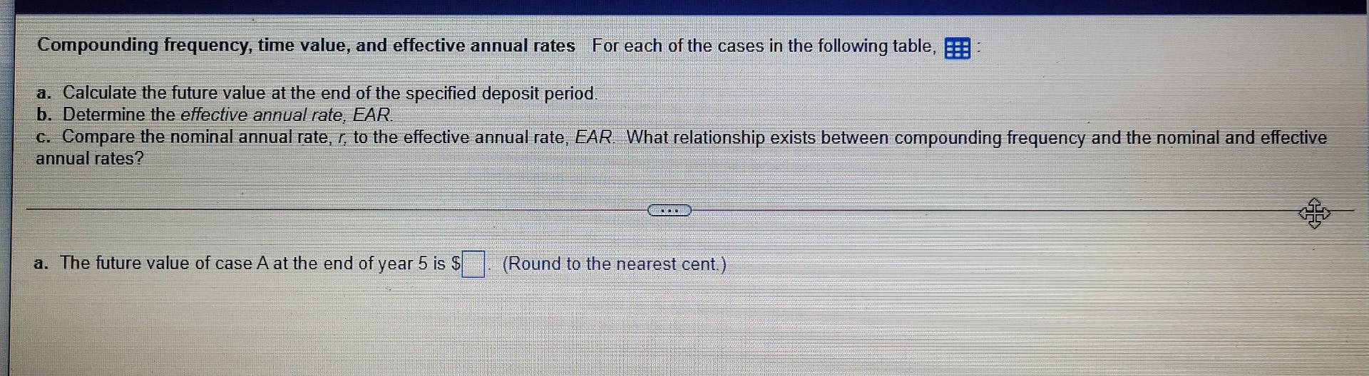 (1) calculate the future value if $5,000 is deposited initially at 12%