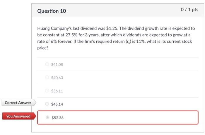  **** PLEASE USE TEXAS INSTRUMENTS BA II PLUS CALCULATOR****** Question 10
