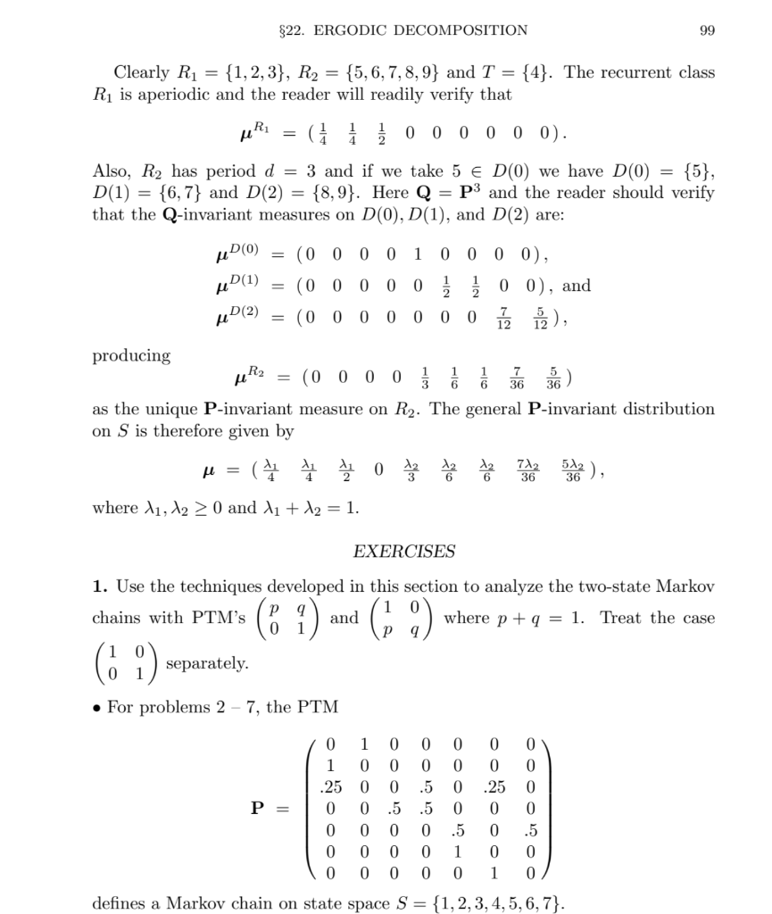 and the other is periodic. Find lim v P. p3 where v