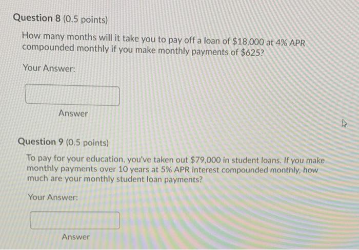 answer questions 8 and 9 for a thumbs up. Question 8 (0.5