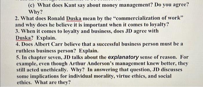 plz help me!! the first question (c) refers to immanuel kant (c)