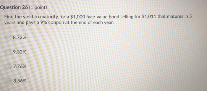 maturity uestion 4 (1 point) Bavarian Sausage just issued a 6-year 5%