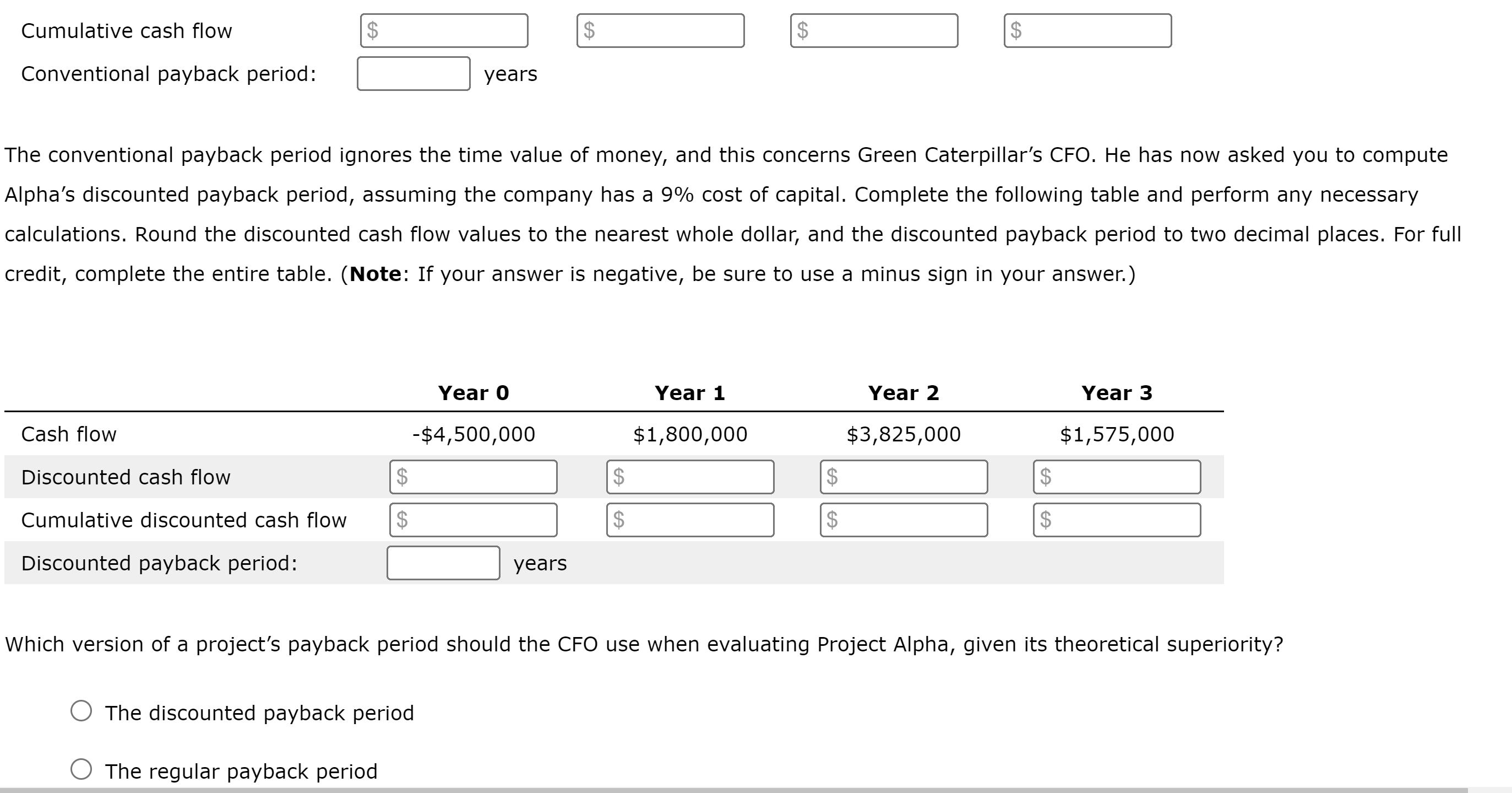 The payback period The payback method helps firms establish and identify a