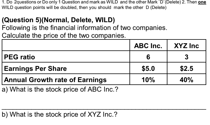 PE Model 1. Do 2questions or Do only 1 Question and