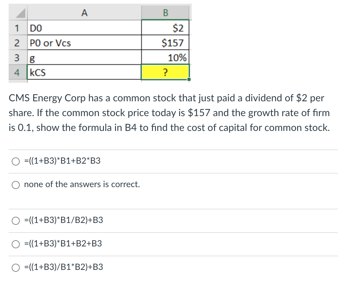 B 1 DO 2 PO or Vcs $2 $157 10% ?