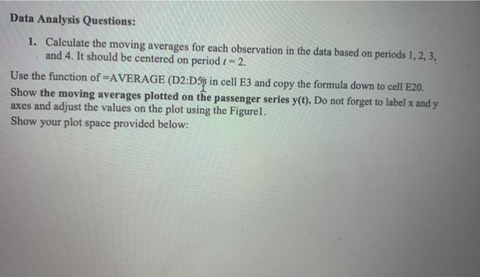 1 2 Time Series plot of quarterly light rail usage (first quarter