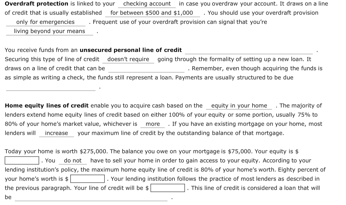 Overdraft protection is linked to your checking account in case you