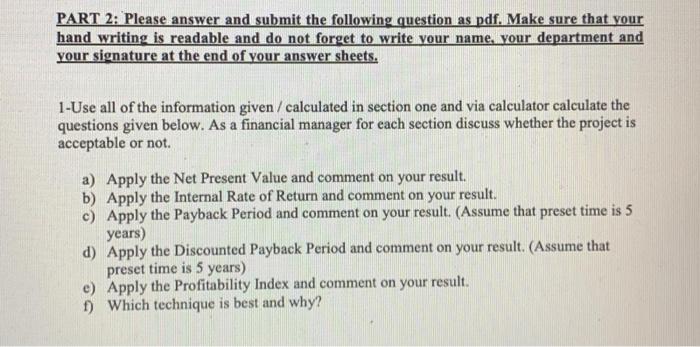  PART 2: Please answer and submit the following question as pdf.