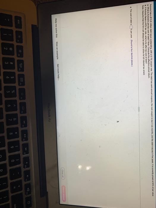 please help! (round to 4 decimal places for each answer:)) Avicorp has