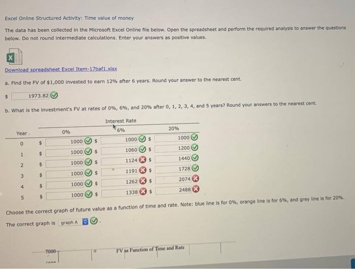  chp5 time value, answer e-k please Excel Online Structured Activity: Time