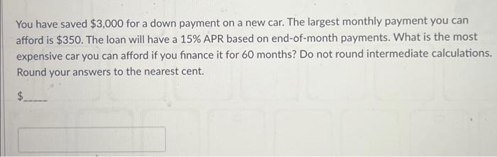 first $15,000.) Your uncle deposits an amount today in a bank paying