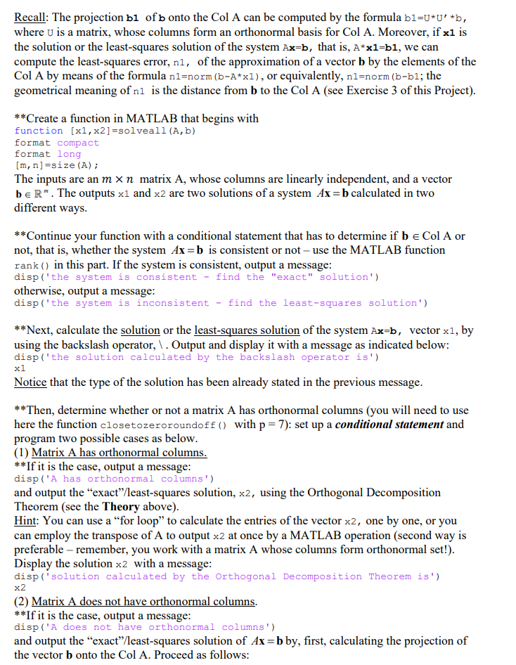 function. Exercise 4 (4 points) Difficulty: Moderate In this exercise, we will