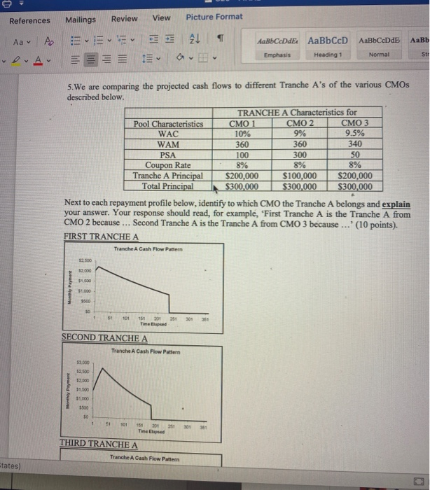 Pool Characteristics CMO 1 CMO 2 WAC CMO 3 10% 9.5% WAM
