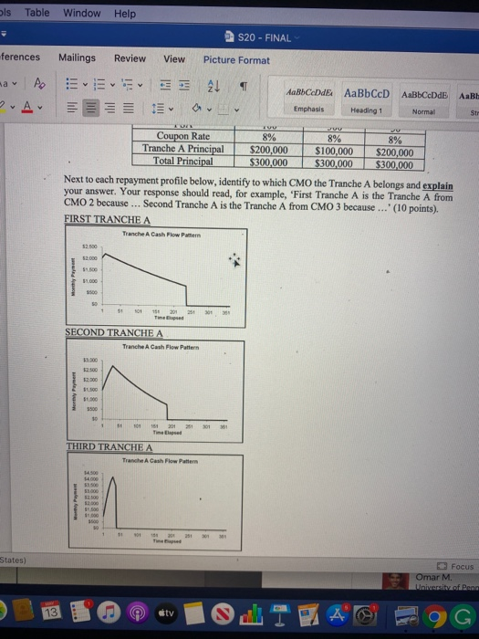 360 360 340 PSA 100 50 Coupon Rate 8% 8% Tranche A