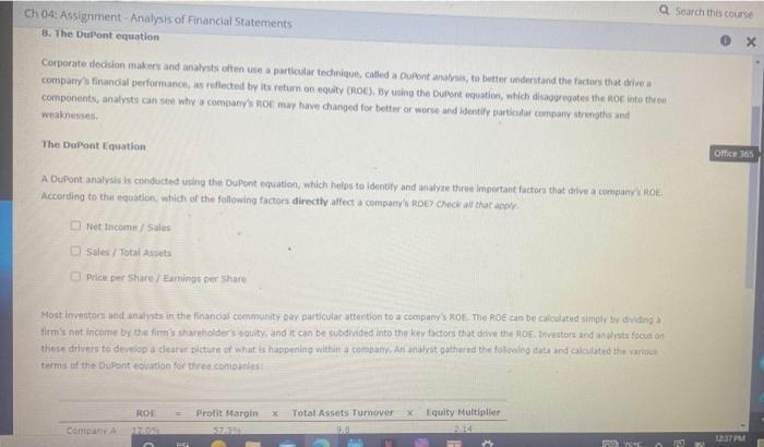 can you answer these questions ? a Search this course Ch 04: