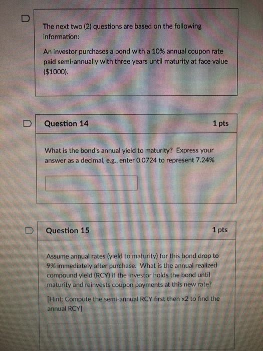  ID The next two (2) questions are based on the following