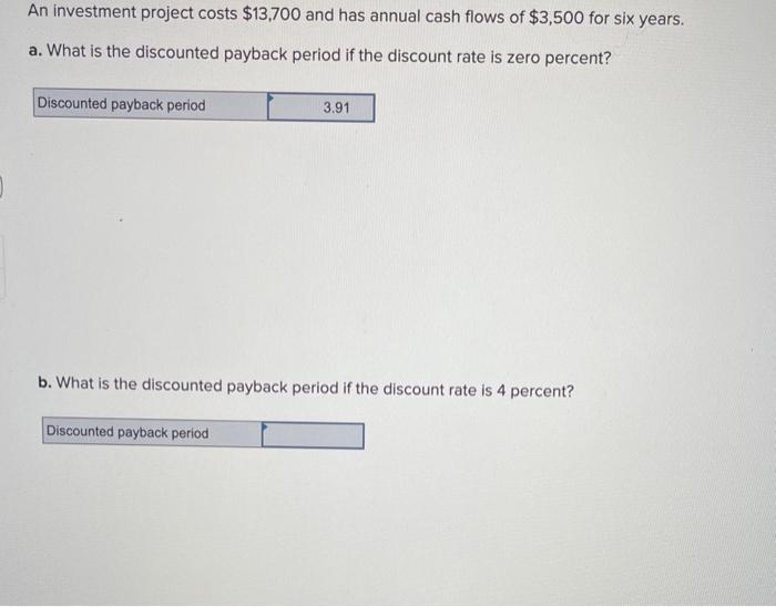  only need part b & c! show steps please! An investment