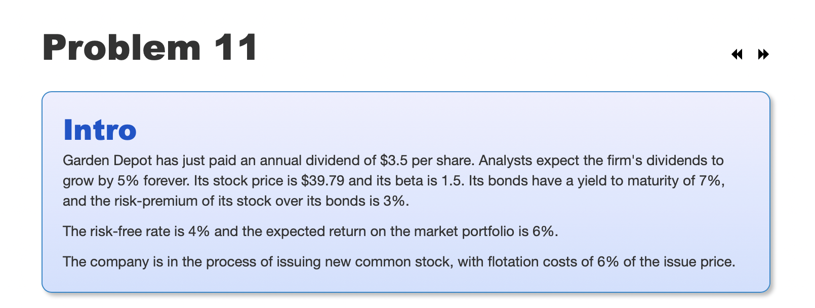 What should be the flotation cost adjustment? Use 5 decimal places for