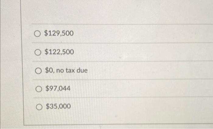 much tax (rounded to the nearest dollar) would be owed by a