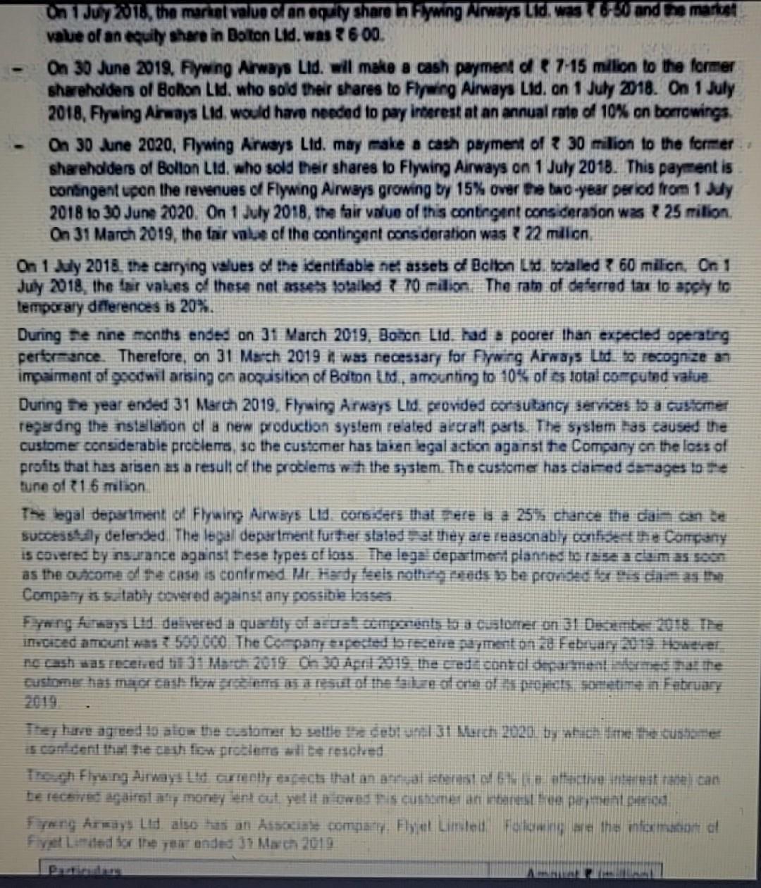 which manufactures aircraft parts and engines and sells them to large multinational