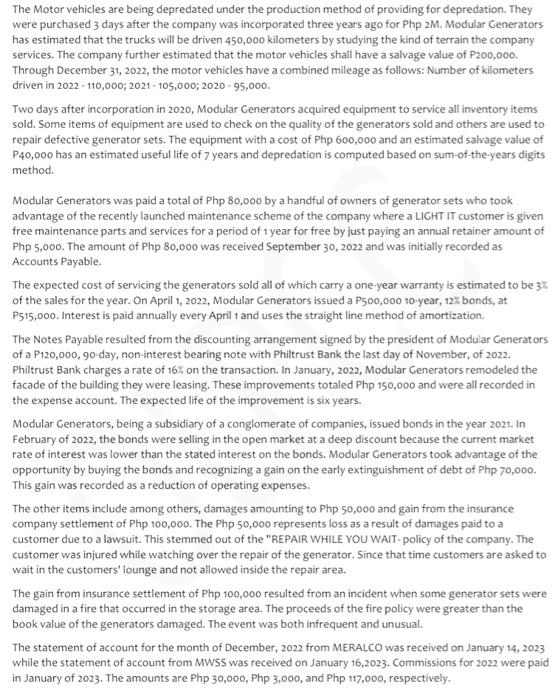 adjustments dated December 31, 2022 only in the month of January, 2023.