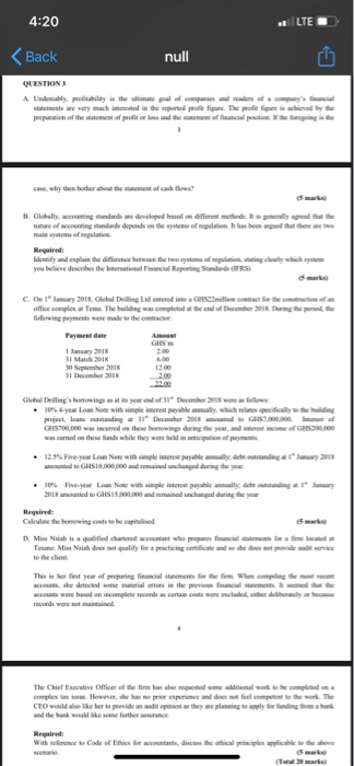  4:20 LTE (Back null QUESTION Lindeniably, prediability is the ultimate goal