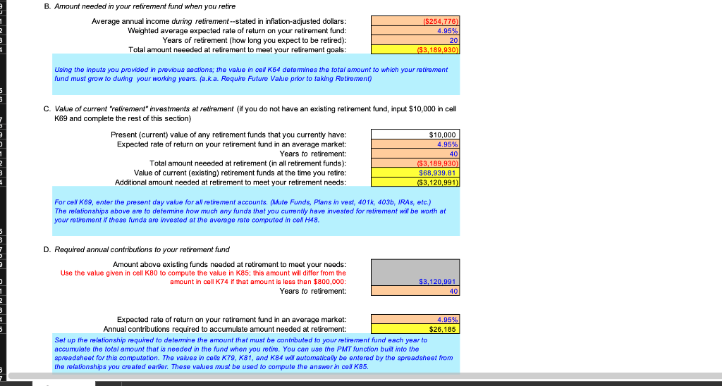 RIGHT IN THE FORM. *** ONLY THE WHITE CELLS ARE TO BE