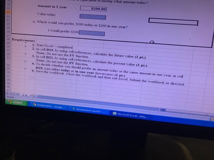 In this problem, you will: a) calculate the future value of a