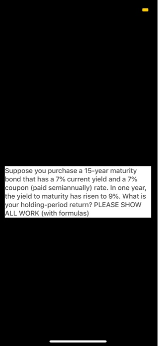  please show work to be written down not just excel Suppose
