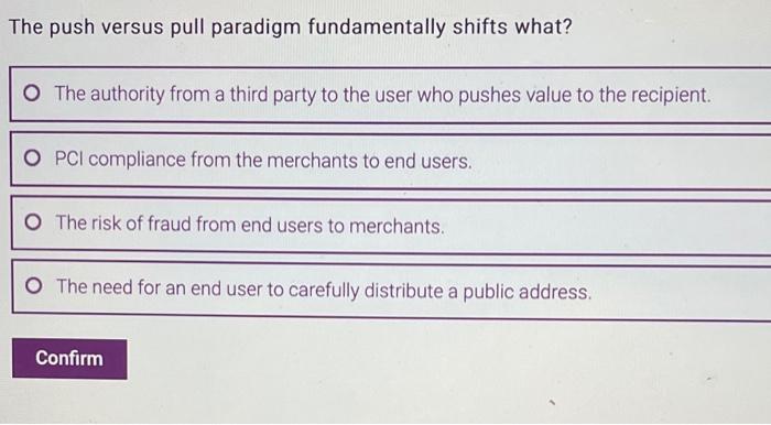  multiple pictures please help The push versus pull paradigm fundamentally shifts