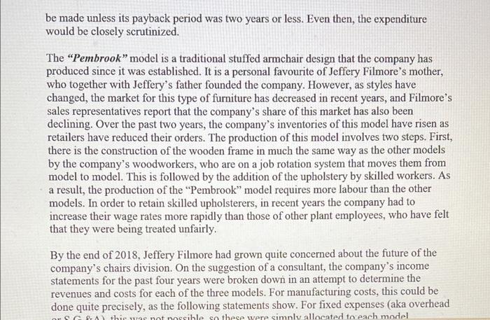 Ontario. The company is well-established and enjoys a good reputation and good