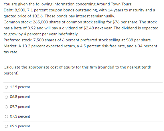  This is all one question, just separated out into sections. You