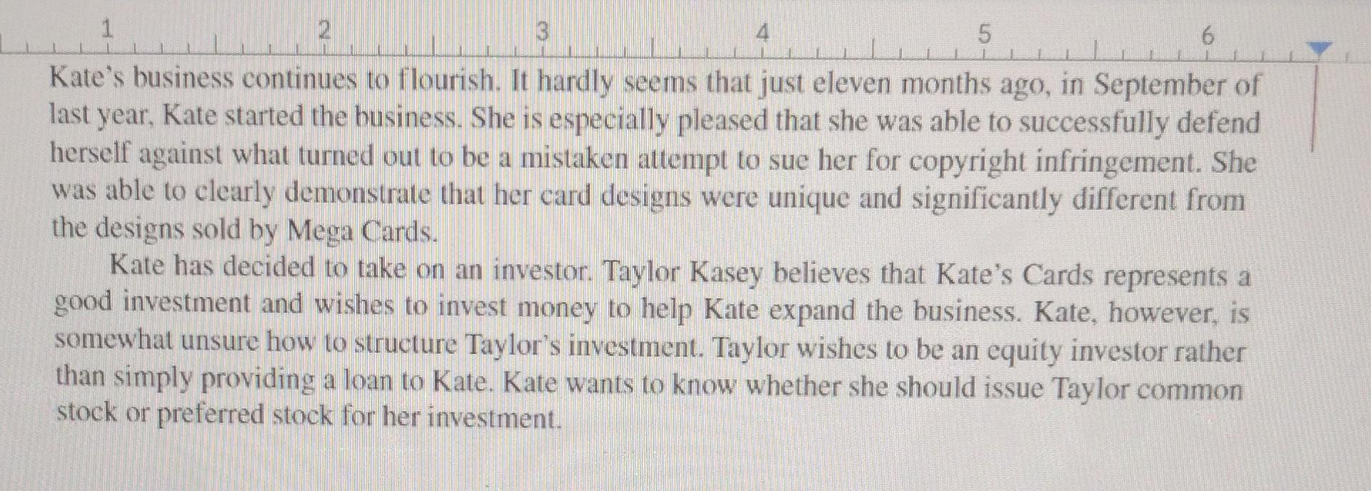  a. Discuss the difference between the two classes of stock and