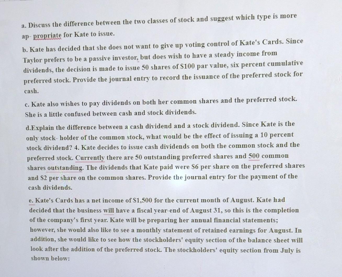 is made to issue 50 shares of $100 par value, six percent